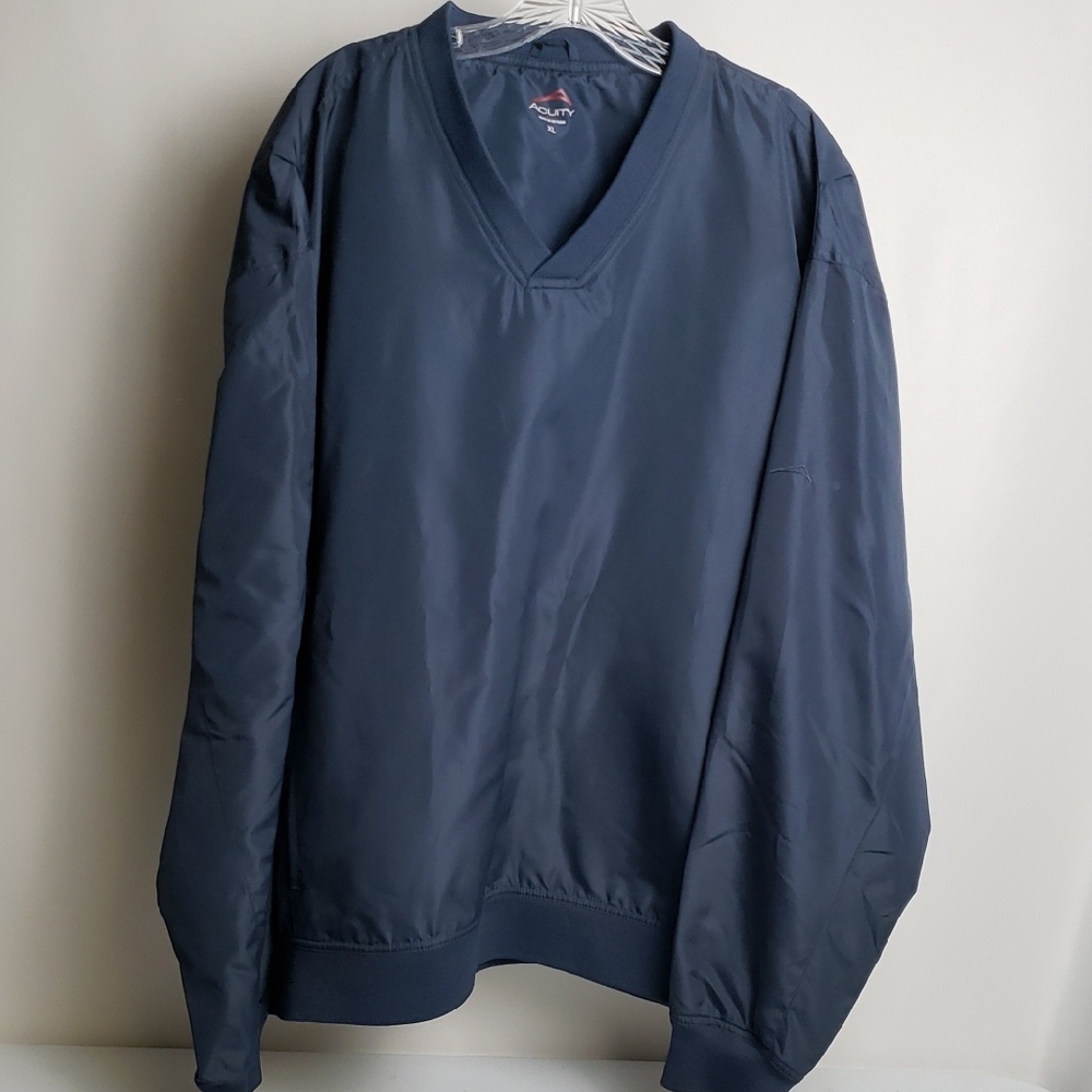 Nautica Men's Xlg Deep Blue V-Neck Golf Jacket